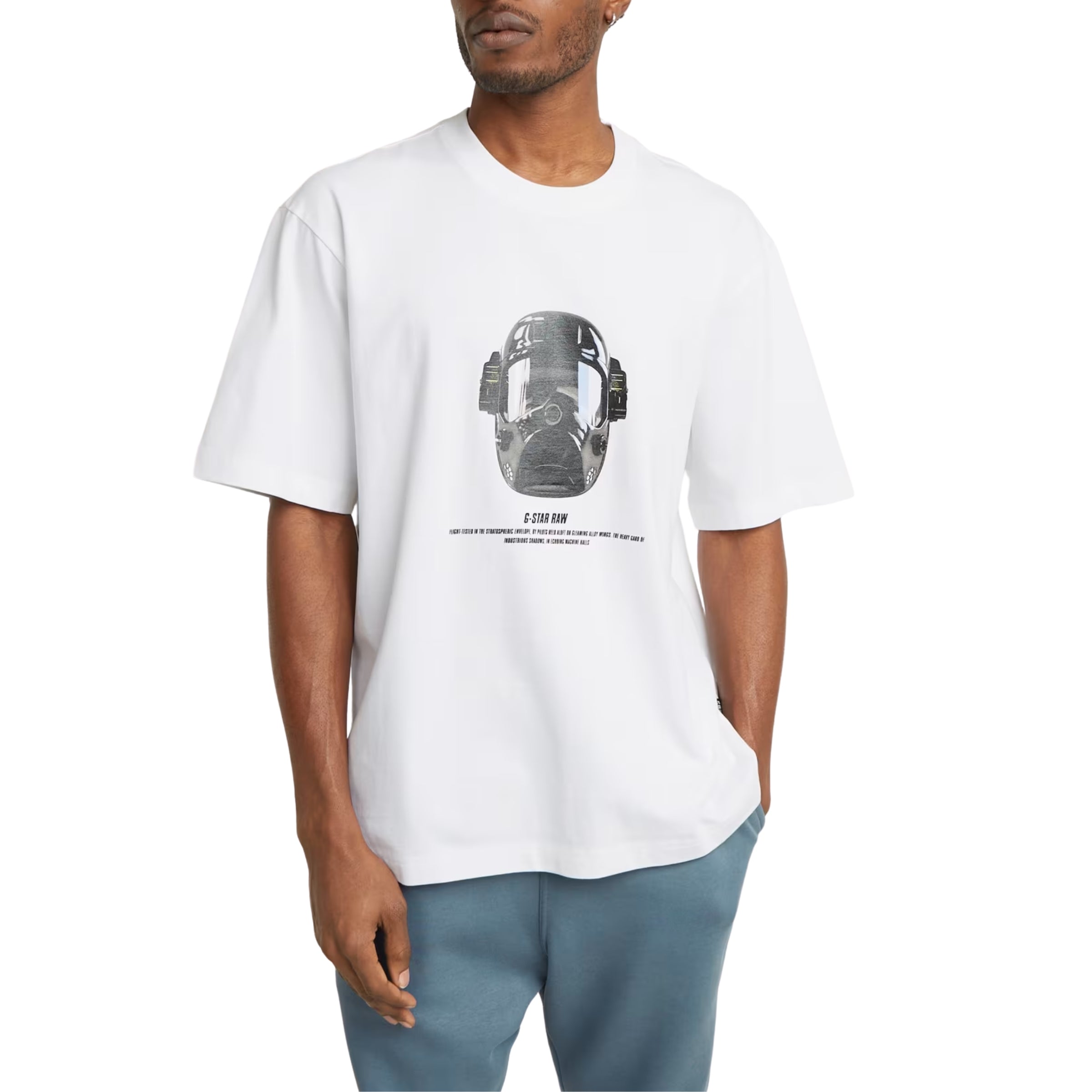 G-Star T-Shirt Mask Boxy White